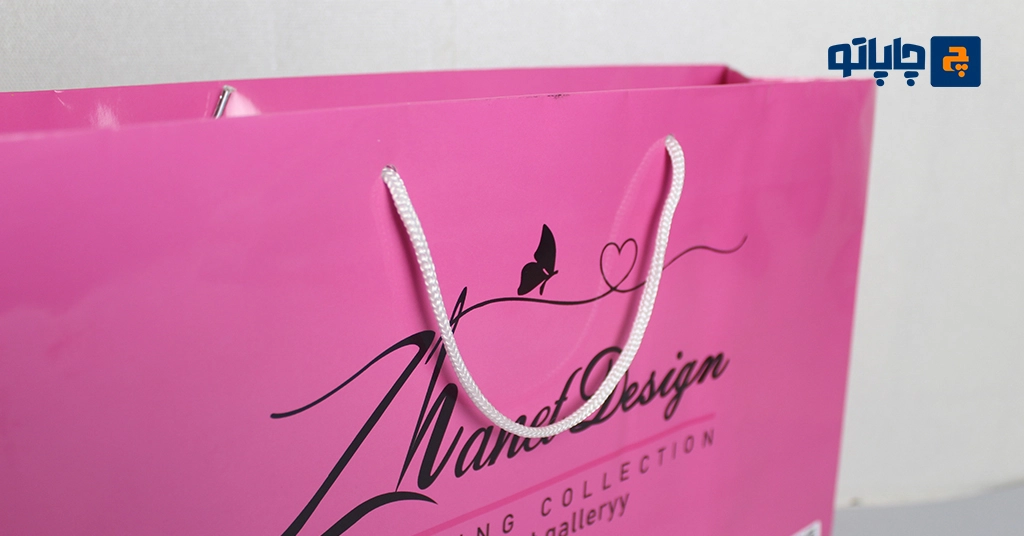 دسته ی بندی در ساک دستی گلاسه سلفون براق